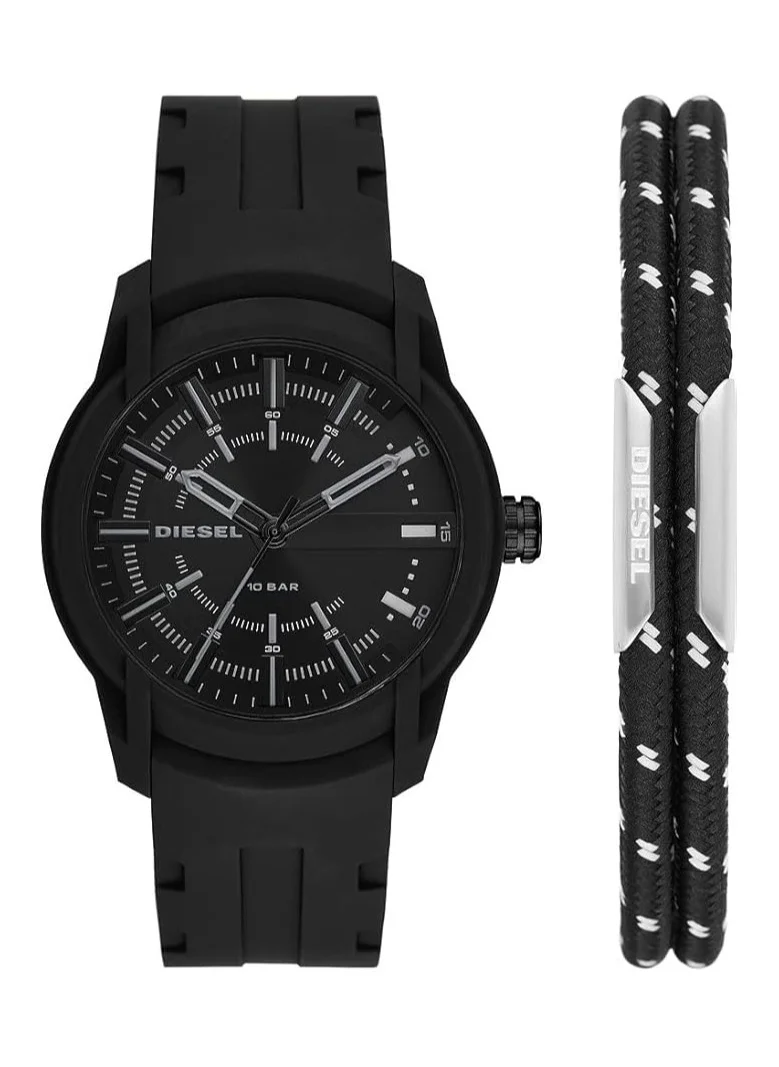 DIESEL Armbar Silicone Analog Watch
