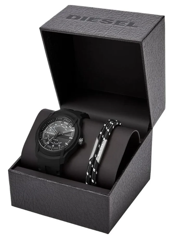 DIESEL Armbar Silicone Analog Watch