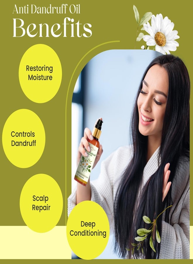 SiyaAyurveda Siya Ayurveda Anti-Dandruff Oil - Ayurvedic Dandruff Treatment for Healthy Scalp and Flake-Free Hair | Natural Anti-Dandruff Oil, Scalp Care, Dandruff Control Oil - Image 3