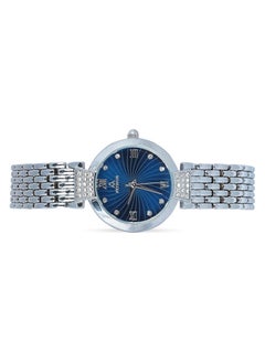 Fitron Women's Silver Wrist Watch with Blue Dial  - Image 2