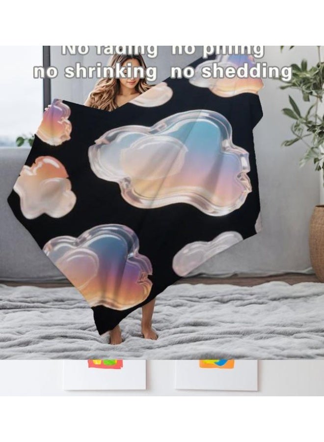 general Flannel thin blanket (warm and comfortable, suitable for sleep, gaming, dust removal and sandproof) 150cm*200cm - 512 - Image 5