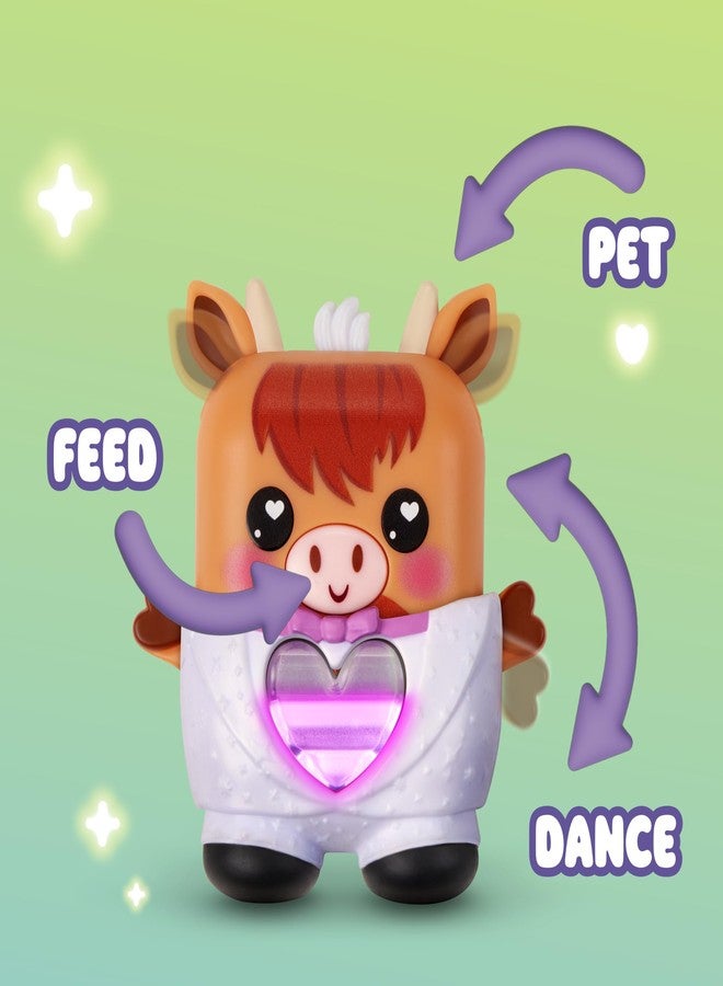 Nano-MALS Cowbert The Highland Cow, Electronic Pet Cow Toy, 70+ Responses, Interactive Fidget Toys for Girls & Boys Ages 5+ - Image 3