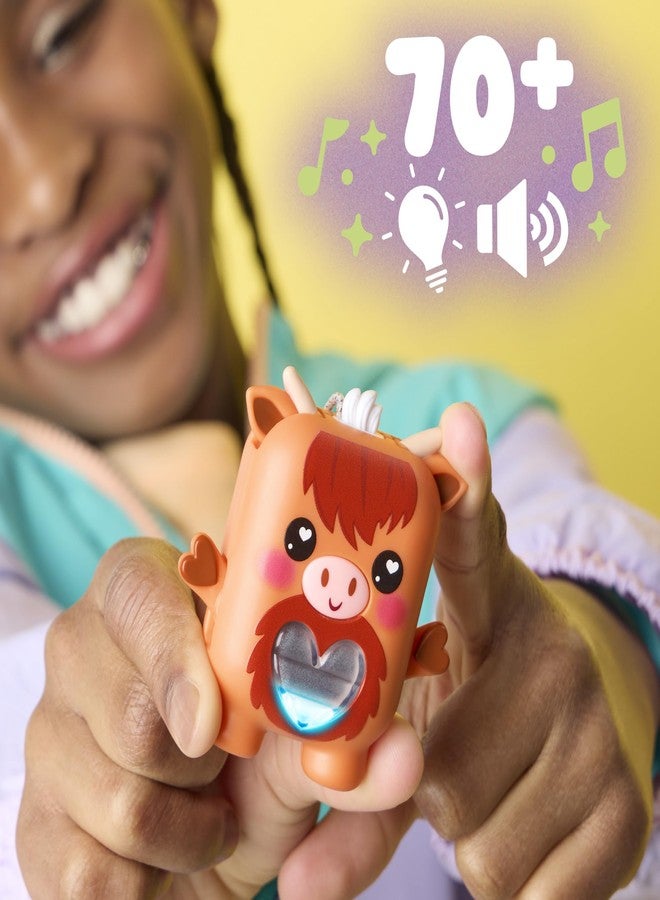 Nano-MALS Cowbert The Highland Cow, Electronic Pet Cow Toy, 70+ Responses, Interactive Fidget Toys for Girls & Boys Ages 5+ - Image 4