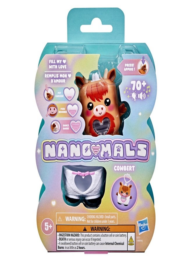 Nano-MALS Cowbert The Highland Cow, Electronic Pet Cow Toy, 70+ Responses, Interactive Fidget Toys for Girls & Boys Ages 5+ - Image 2