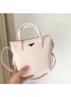 Chic Mini Croc Tote Bag, Ladies Crossbody Naked powder