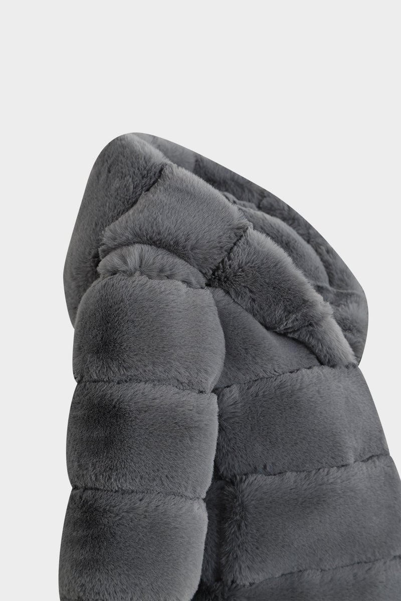 Açelya Okcu AÇELYAOKCU Premium Hooded Women's Rex Faux Fur Jacket  - Image 3