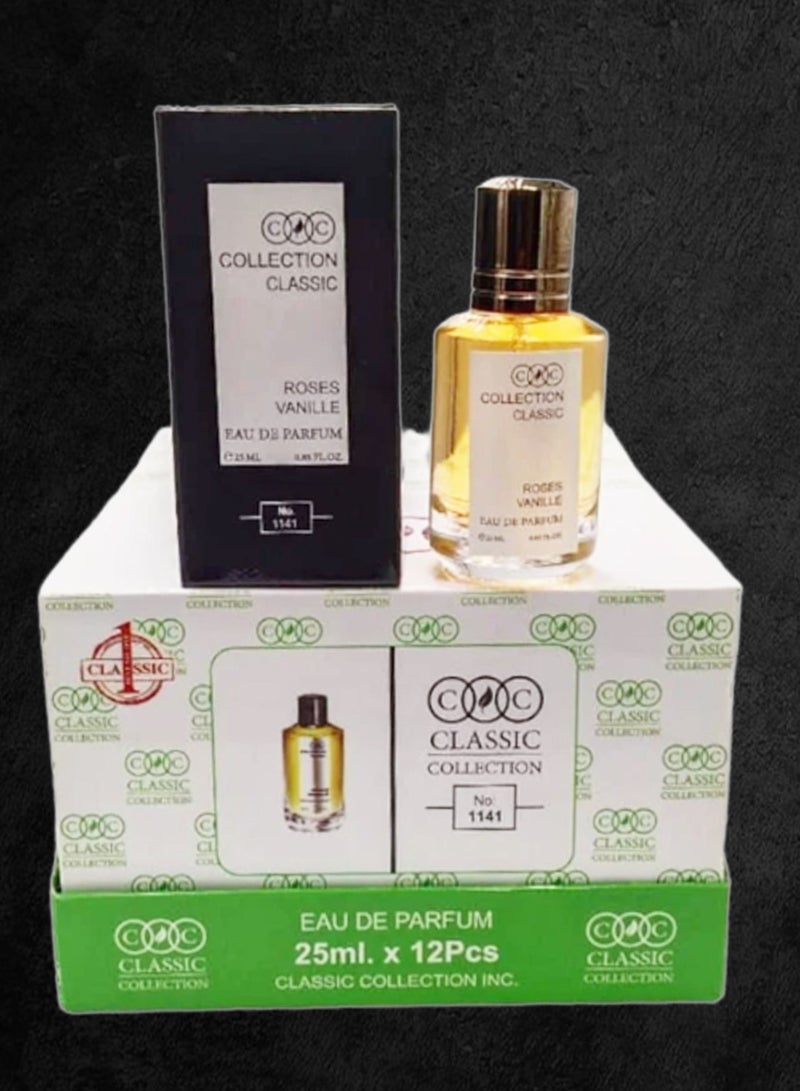 CLASSIC COLLECTION 12 Pieces Classic Roses Vanille Number 1141 Perfume 25 Ml EDP
