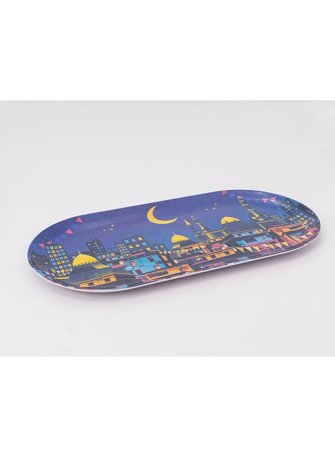 Bright Designs Ramadan Melamine Savoury Tray 
  (L 30cm W 19cm H 3cm) 7artna - Image 1
