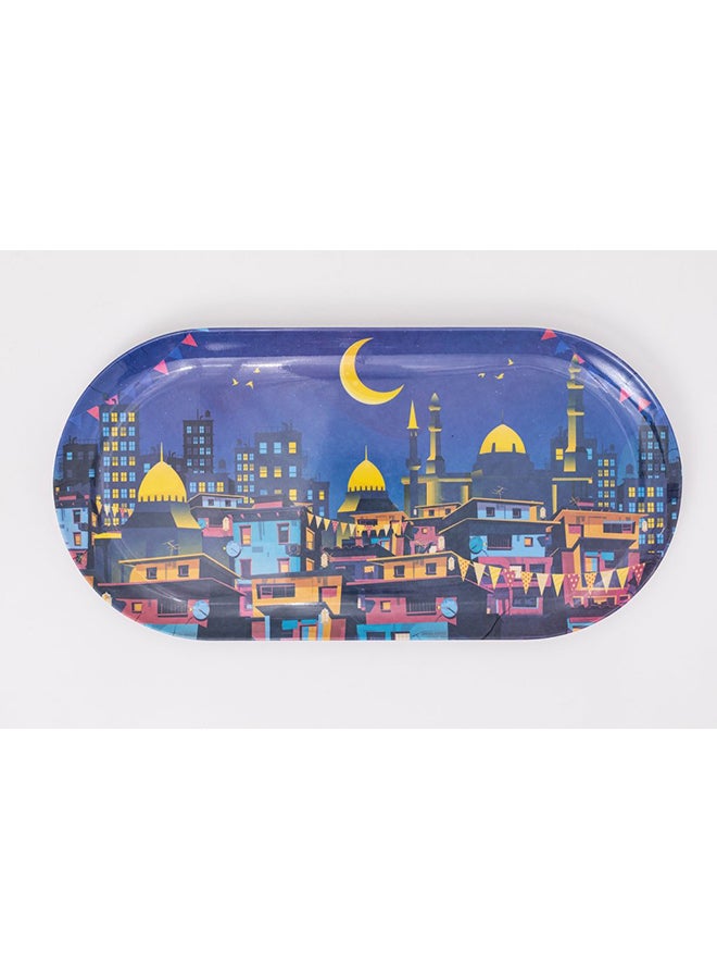 Bright Designs Ramadan Melamine Savoury Tray 
  (L 30cm W 19cm H 3cm) 7artna - Image 2