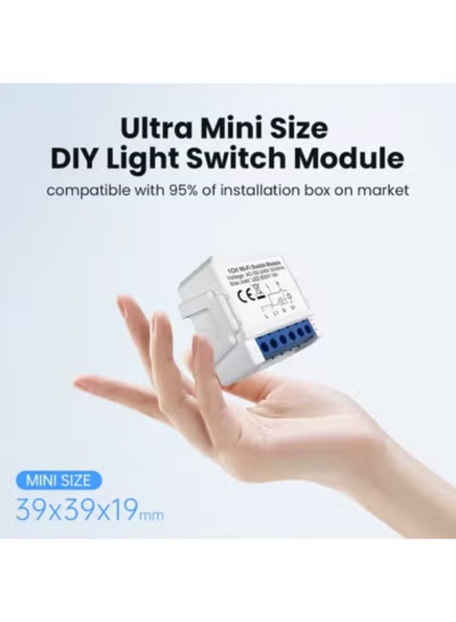 Tuya Smart Zigbee 1 Gang Light Mini Switch Works with Google Home - Image 3