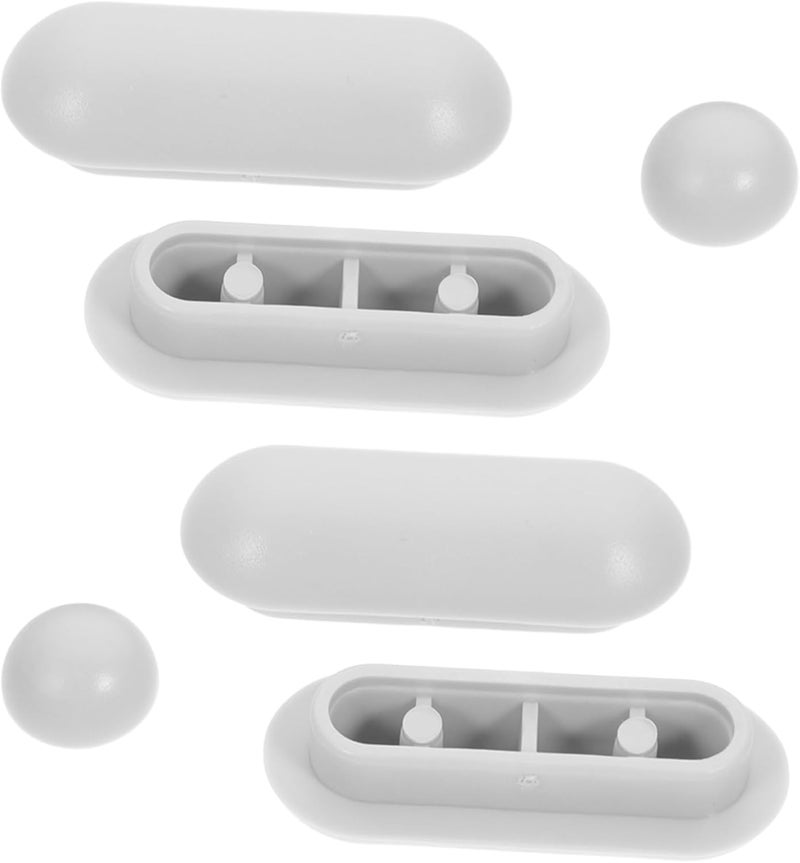 DOITOOL 1set Toilet Seat Bumpers Bidet Bumpers for Toilet Seat Cover Cushioning Pads Spacers for Secure and - Image 1
