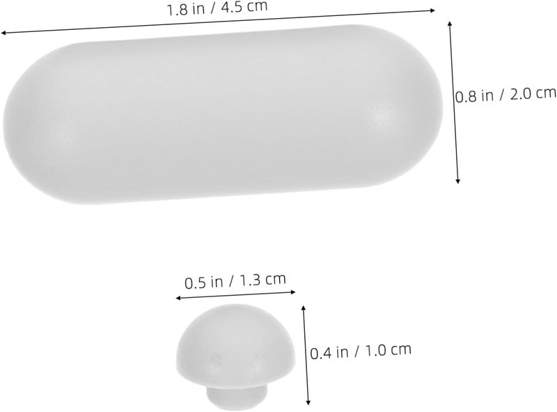 DOITOOL 1set Toilet Seat Bumpers Bidet Bumpers for Toilet Seat Cover Cushioning Pads Spacers for Secure and - Image 2