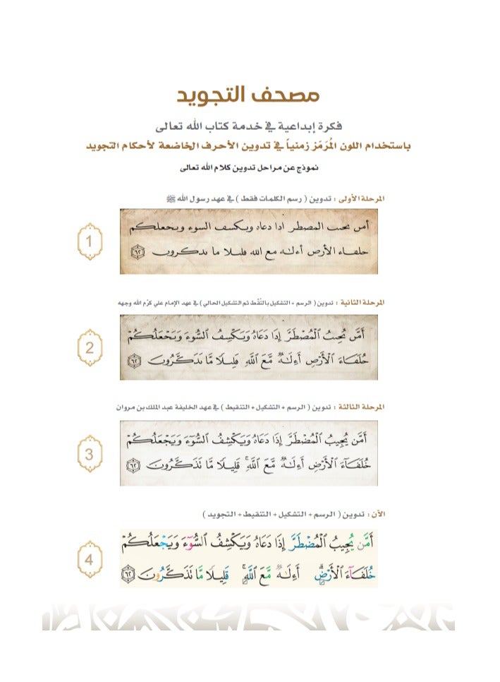 Tajweed Quran with word explanation, measuring 7*10 cm - Zippered cover - Image 3
