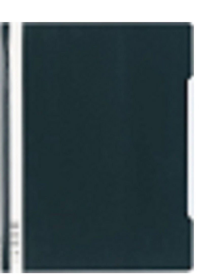 Durable مجلد/ملف تقرير متين شفاف مقاس A4 أسود 50 قطعة - Image 2