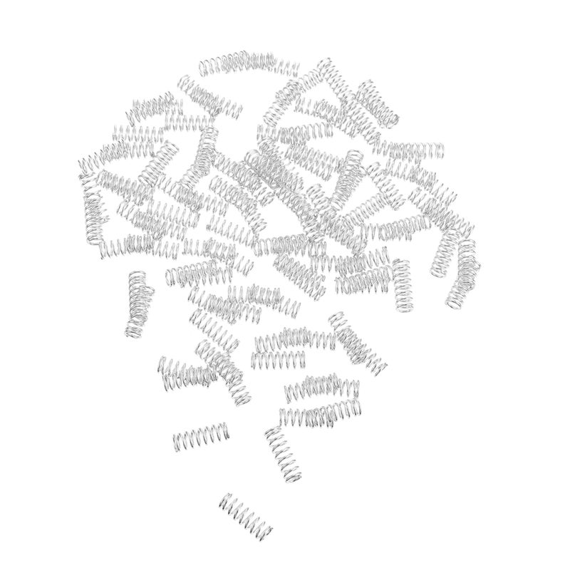 Printer Spring Silver Tone Compression Spring 100 Pcs Set Leveling Parts for 3D Printer - Image 1