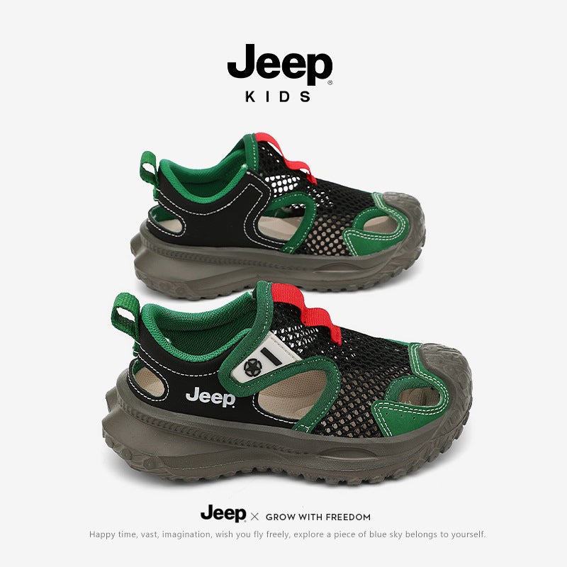 Jeep Children'S Shoes Children'S Sandals Covered Toe Wading Shuoxi Shoes Summer Men'S And Women'S Sports Sandals Beach Shoes - Image 4