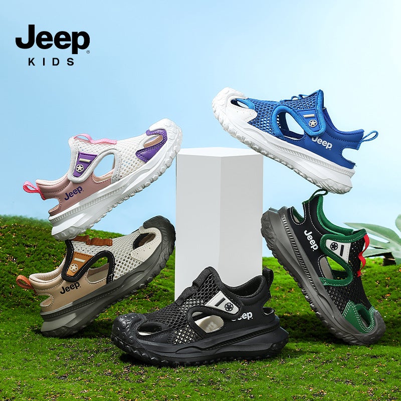 Jeep Children'S Shoes Children'S Sandals Covered Toe Wading Shuoxi Shoes Summer Men'S And Women'S Sports Sandals Beach Shoes - Image 5