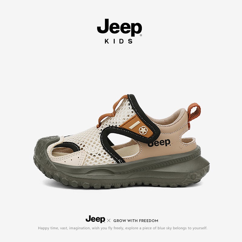 Jeep Children'S Shoes Children'S Sandals Covered Toe Wading Shuoxi Shoes Summer Men'S And Women'S Sports Sandals Beach Shoes - Image 2