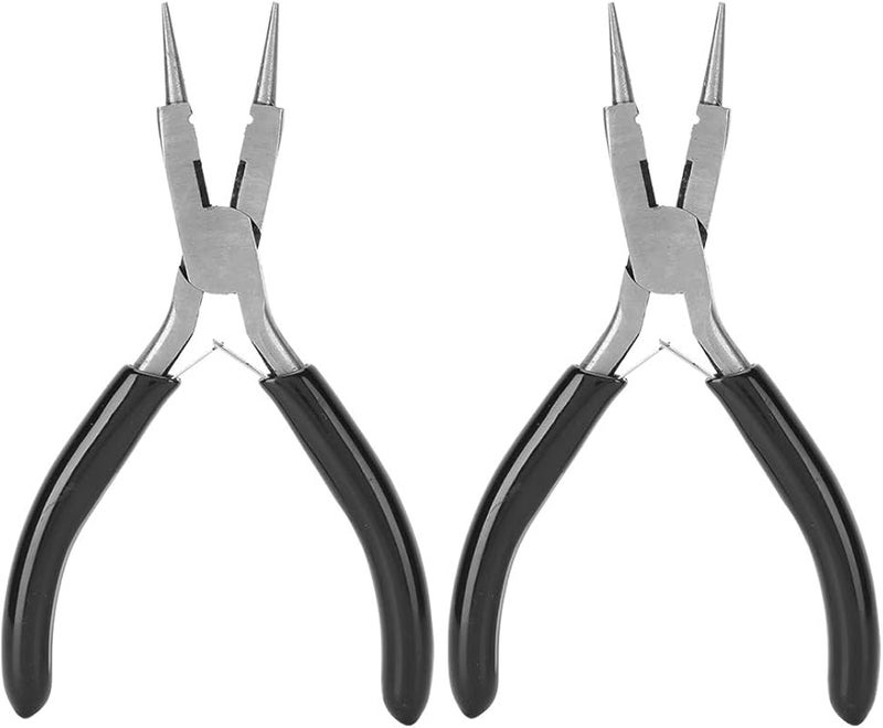 2Pcs Round Nose Pliers 4 in 1 Multifunction Hand Tool for Jewelry Making Wire Wrapping and DIY Crafts - Image 5