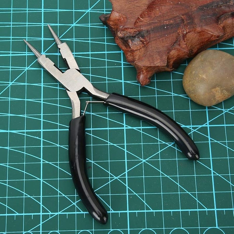 2Pcs Round Nose Pliers 4 in 1 Multifunction Hand Tool for Jewelry Making Wire Wrapping and DIY Crafts - Image 3