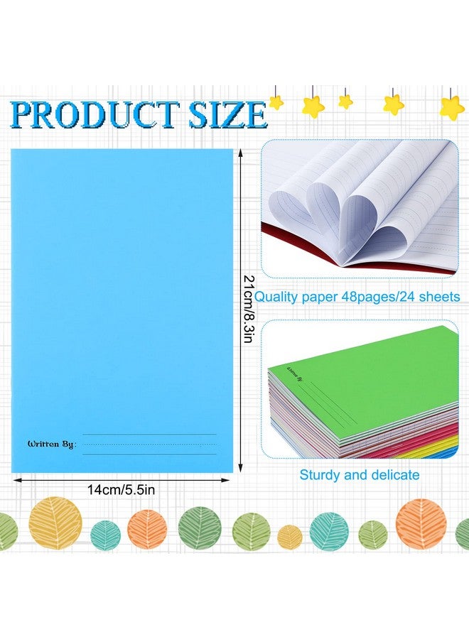 Geyee Blank Books For Kids To Write Stories Lined Blank Notebooks For Kids Paperback Books For Journaling Story Lined Paperback Books For Journaling Writing Arts Crafts Children 5.5 X 8.3 In (18 Pcs)  - Image 3