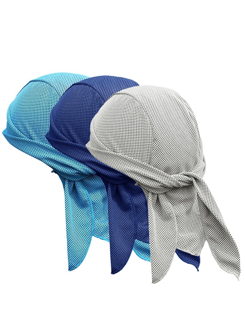 SYOSI Sweat Wicking Beanie Adjustible Cooling Helmet Liner Sweat Absorbent and Quick Drying Sun protection Sports Stretchy Breathable Helmet Cap Liner for Men and Women Outdoor Activities 3 Color - Image 1