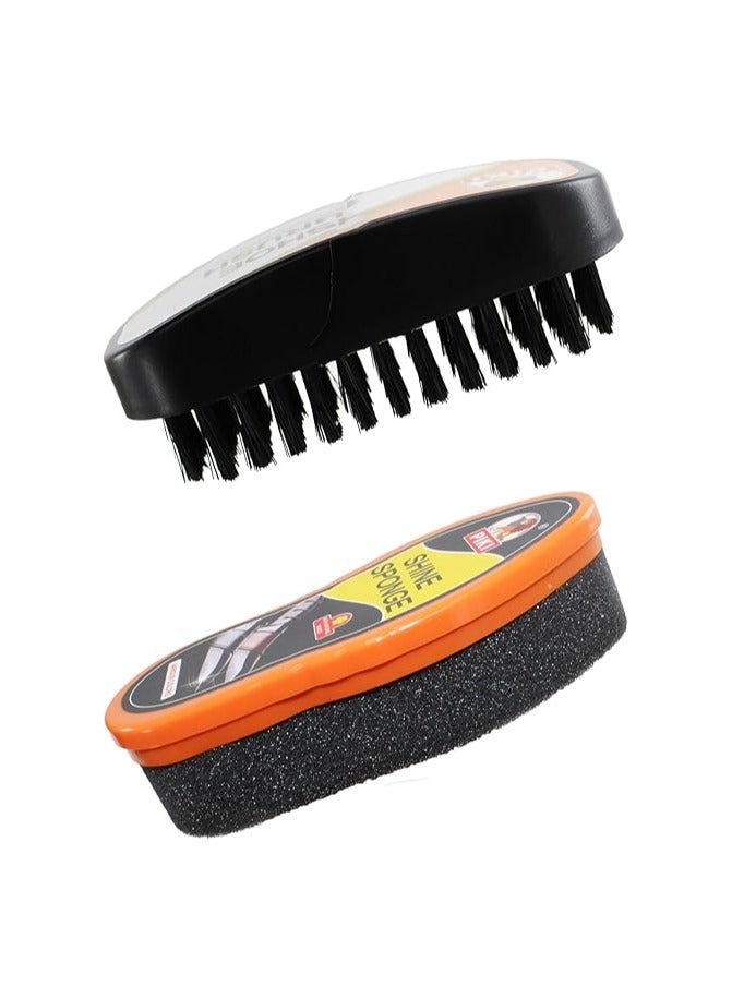PIKI Shoe Polish Kit, Leather Care Set with Sponge, Cream & Brush, for Shoes, Bags - Image 4