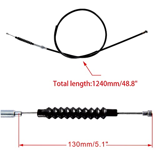 WOOSTAR 48.8" Clutch Cable Replacement for 150cc 200cc 250cc 300cc ATV 4 Wheeler Quad - Image 2