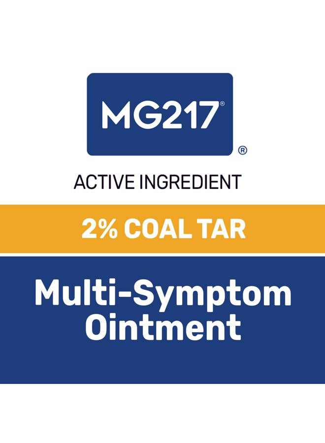 MG217 2% Coal Tar Ointment for Psoriasis, Extra Strength Multi Symptom Relief, Effectively Relieves Itching, Scaling, Redness, Vitamin A, D and E, 4 oz Jar  - Image 4