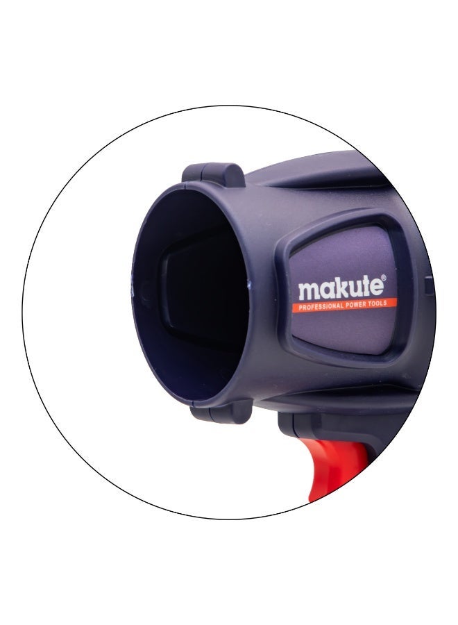 ماكيوت منفاخ محمول لاسلكي 20 فولت، محرك بدون فرشاة بقوة 300 وات، 18000 دورة في الدقيقة، تدفق هواء 320 متر مكعب في الساعة لتنظيف ورشة العمل وإزالة الغبار ونفخ أوراق الحديقة مع بطارية وشاحن - CPB111-320-B - Image 4