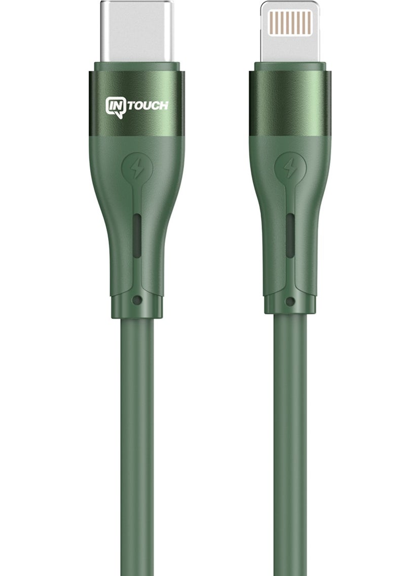 Fleet Type-C Lightning 65W PD Charging and Data Cable 1m