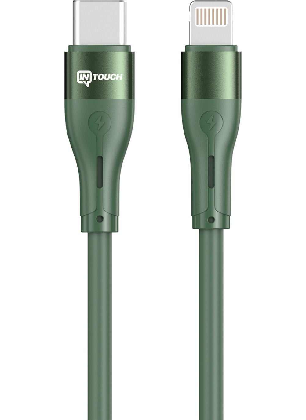 Intouch Fleet Type-C Lightning 65W PD Charging and Data Cable 1m 