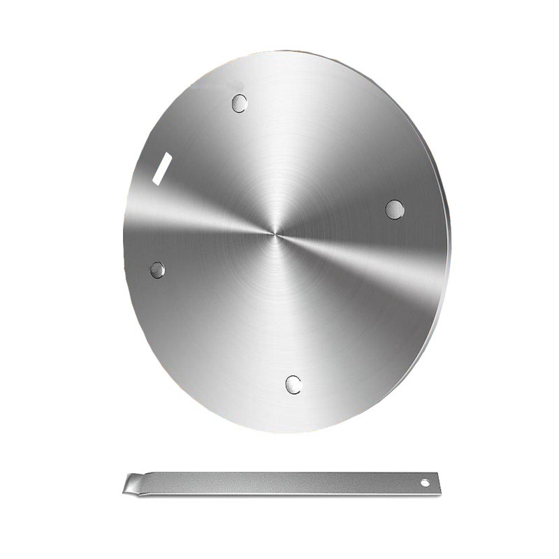 63Inch Heat Diffuser Plate Grourarty Stainless Steel Cooking Induction Adapter Simmer Plate for Electric Gas Glass Cooktop Hob Ring Induction Cooktop Converter Plate with Handle