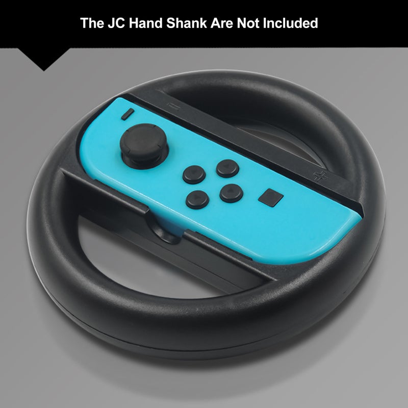 Racing Wheel: ABS Material Ergonomic Design With Soft Silicone Pads - Gravity Sensor Technology Responsive Controls - Universal Compatibility Plug And Play For Gaming Enthusiasts Home Gaming Setup - Image 3