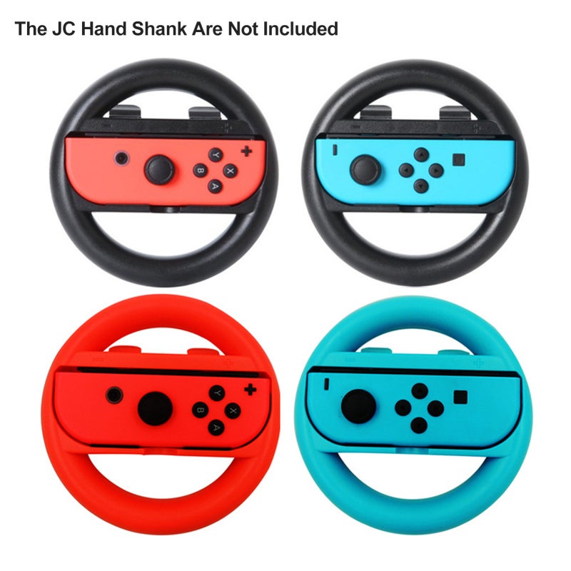 Racing Wheel: ABS Material Ergonomic Design With Soft Silicone Pads - Gravity Sensor Technology Responsive Controls - Universal Compatibility Plug And Play For Gaming Enthusiasts Home Gaming Setup - Image 2