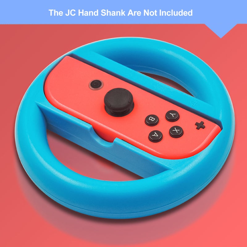 Racing Wheel: ABS Material Ergonomic Design With Soft Silicone Pads - Gravity Sensor Technology Responsive Controls - Universal Compatibility Plug And Play For Gaming Enthusiasts Home Gaming Setup - Image 4