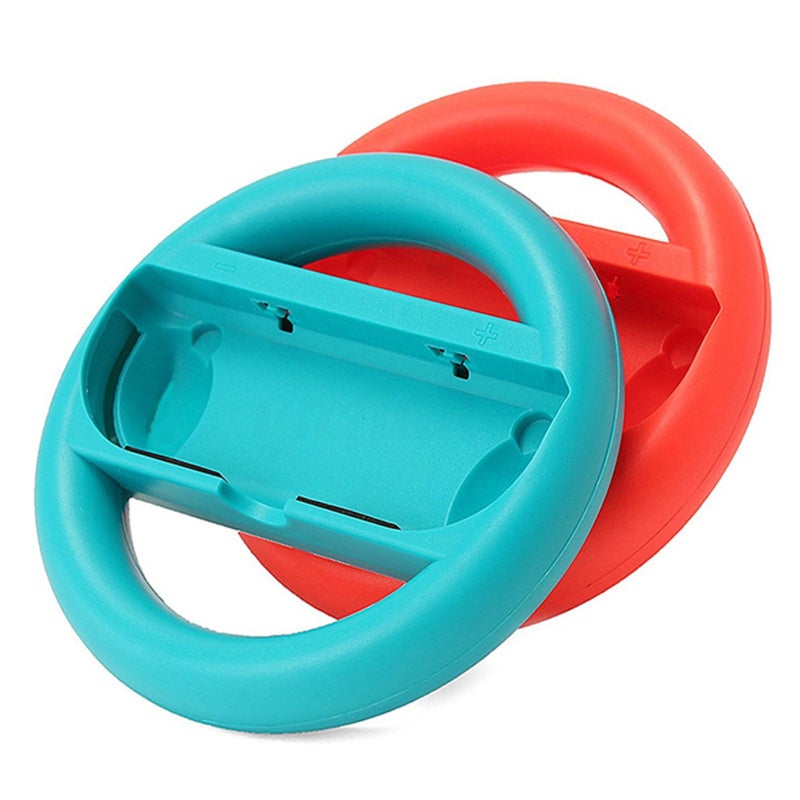 Racing Wheel: ABS Material Ergonomic Design With Soft Silicone Pads - Gravity Sensor Technology Responsive Controls - Universal Compatibility Plug And Play For Gaming Enthusiasts Home Gaming Setup - Image 1