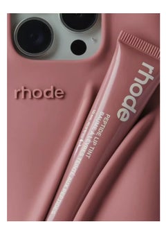 rhode Silicone Lip Holder for Cell Phone, Lip Gloss Adhesive Sleeve for Phone, Lip Holder Stick-on Phone Case, Back Stick On Holder for iPhone Phones（SALTY TAN）  - Image 2