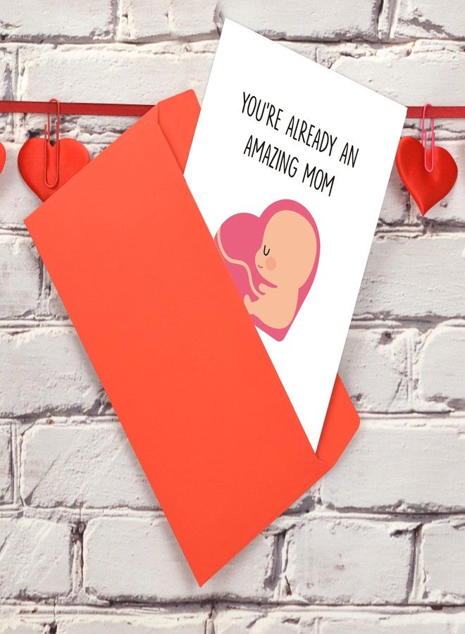 Ithmahco Cute First Mother’s Day Card, Expecting Mothers Day Card, Mothers Day Gift from Pregnant Wife, Happy Mothers Day from the Bump， First Mothers Day Gifts For New Mom Expecting Mom - Image 2
