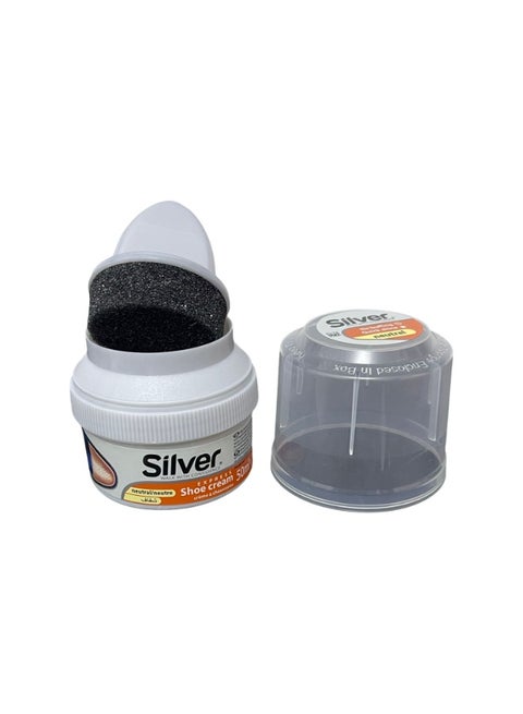 Silver Shoe Polish – Clear– Quick-use Foam