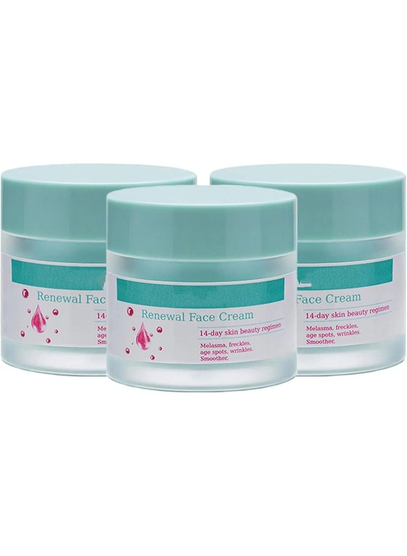 Sam Cosmetics Dark Spot Skin Renewal Face Cream 50g for Melasma and Freckle Treatment for All Skin Types, Korean Anti-Wrinkle Cream (3 Pieces)