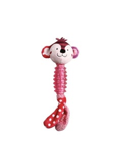 GiGwi Suppa Puppa Monkey with Squeaker Dog Plush Toy - Small