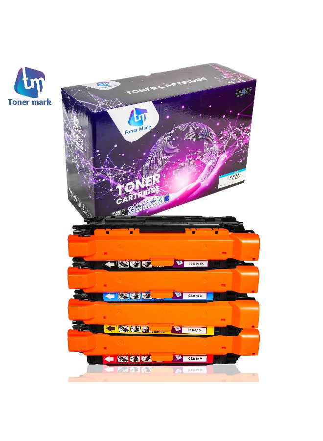 TONERMARK toner mark HP CE260A Cartridge Set_ Black , Cyan , Magenta , Yellow _ Compatible With HP Color LaserJet