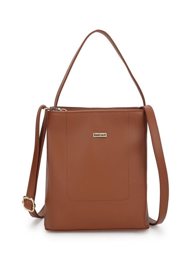 Fastrack Urban Satchel Handbag with Adjustable Shoulder Strap and Top Zip - Stylish Medium Satchel for Everyday Use - Image 1