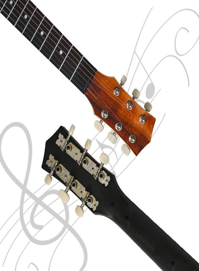 BIG FOLK BIGFOLK® 32 Inch Acoustic Guitar for Kids Beginners Wooden with 6 Strings Lightweight Musical Instrument Toy Boys Girls Ideal Gift for Above 3 Years Kids (Brown) - Image 2