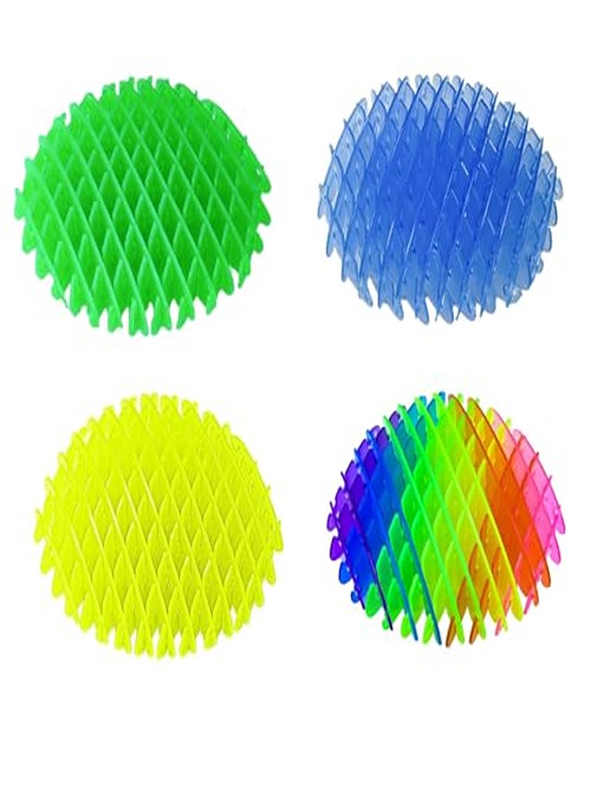 Generic 4-Pack Fidget Worms - Elastic 3D Printed Worm-Shaped Sensory Toys, Stress Relief Pocket Fidgets for Kids and Adults  - Image 1