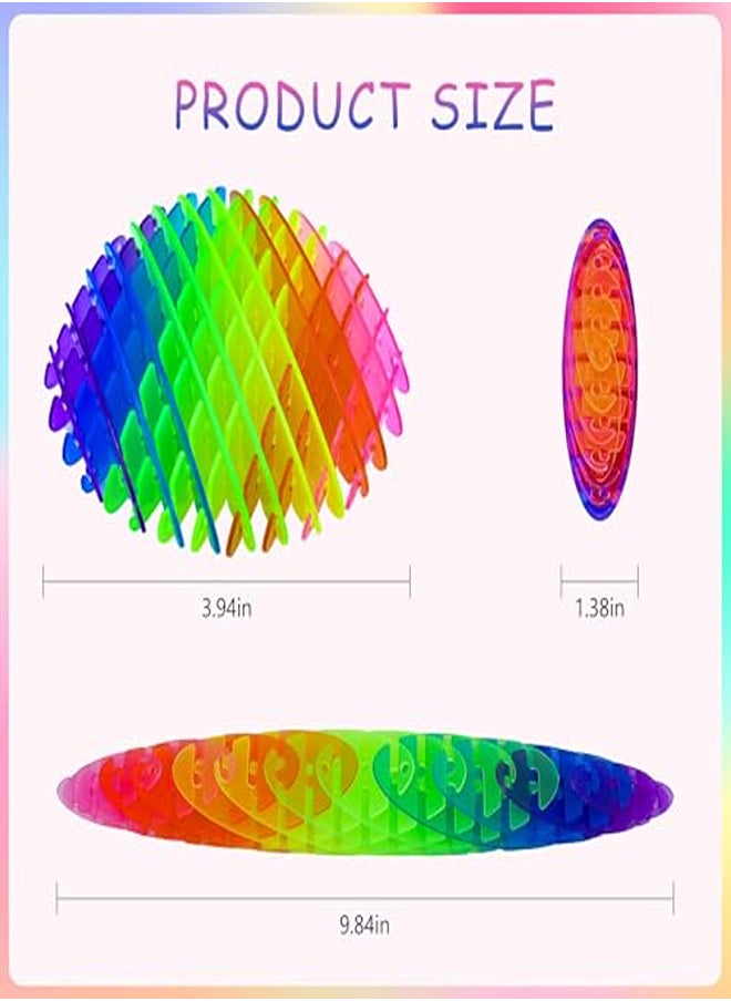 Generic 4-Pack Fidget Worms - Elastic 3D Printed Worm-Shaped Sensory Toys, Stress Relief Pocket Fidgets for Kids and Adults  - Image 2