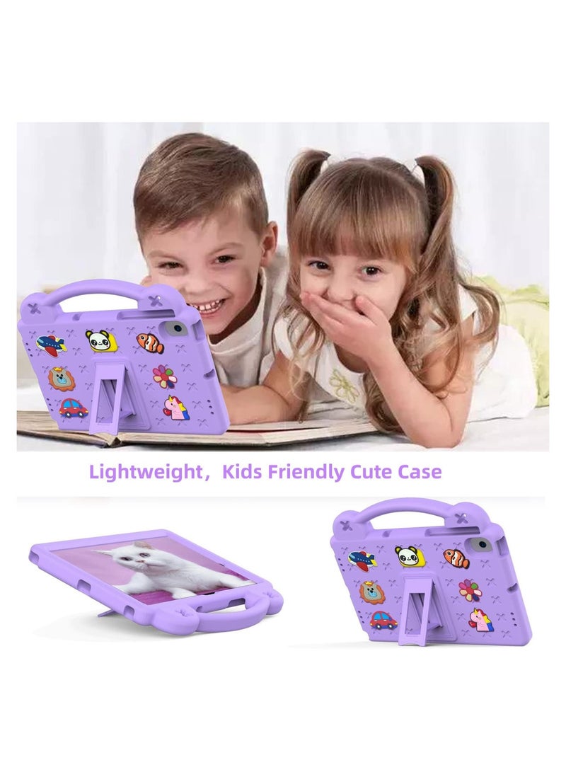 عام لحافظة خفيفة ومرنة مع قبضة قابلة للطي ووقوف مانع للصدمات لجهاز لوحي لينوفو تاب إم 10 إتش دي الجيل الثاني (TB-X306X) / سمارت تاب إم 10 إتش دي الجيل الثاني (TB-X306F) بحجم 10.1 بوصة - Image 5