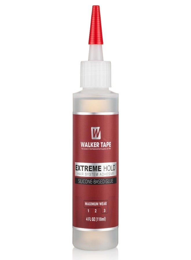 Walker Tape Extreme Hold Adhesive 4 fl oz Squeeze Bottle for Wig Installs, Lace Systems, Toupee Applications, Hair Tape Prep and Adhesive Strips Use Offering Maximum Wear Strength, Skin-Safe Bonding - Image 1