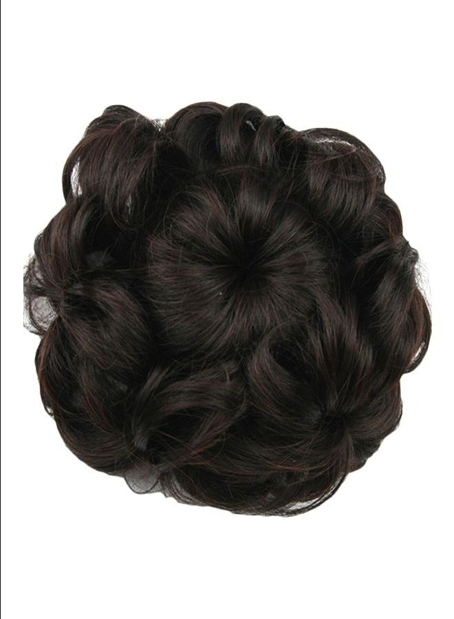 Solid Bun Hair Wig